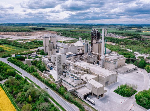 Dekarbonisiertes Zementwerk von Heidelberg Materials