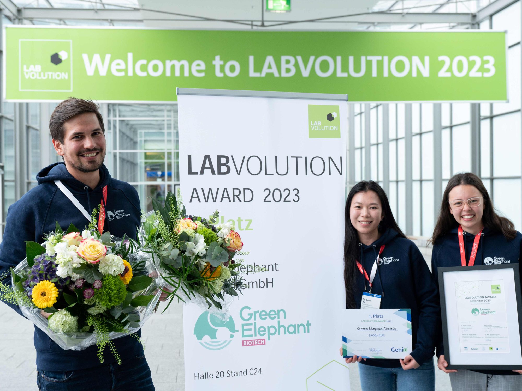 Preis für Nachhaltigkeit und Effizienz: IUTA und Green Elephant erhalten Labvolution Award Preis für Nachhaltigkeit und Effizienz: IUTA und Green Elephant erhalten Labvolution Award