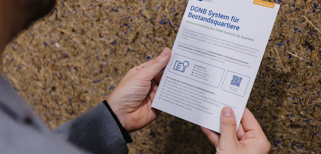 DGNB entwickelt neues Zertifizierungssystem für Bestandsquartiere