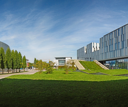 Campus der Technischen Universität München (TUM) in Garching
