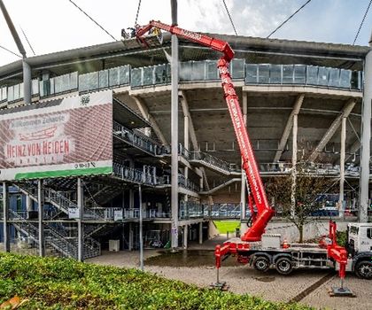 Tragwerksprüfung im Hannoveraner Stadion