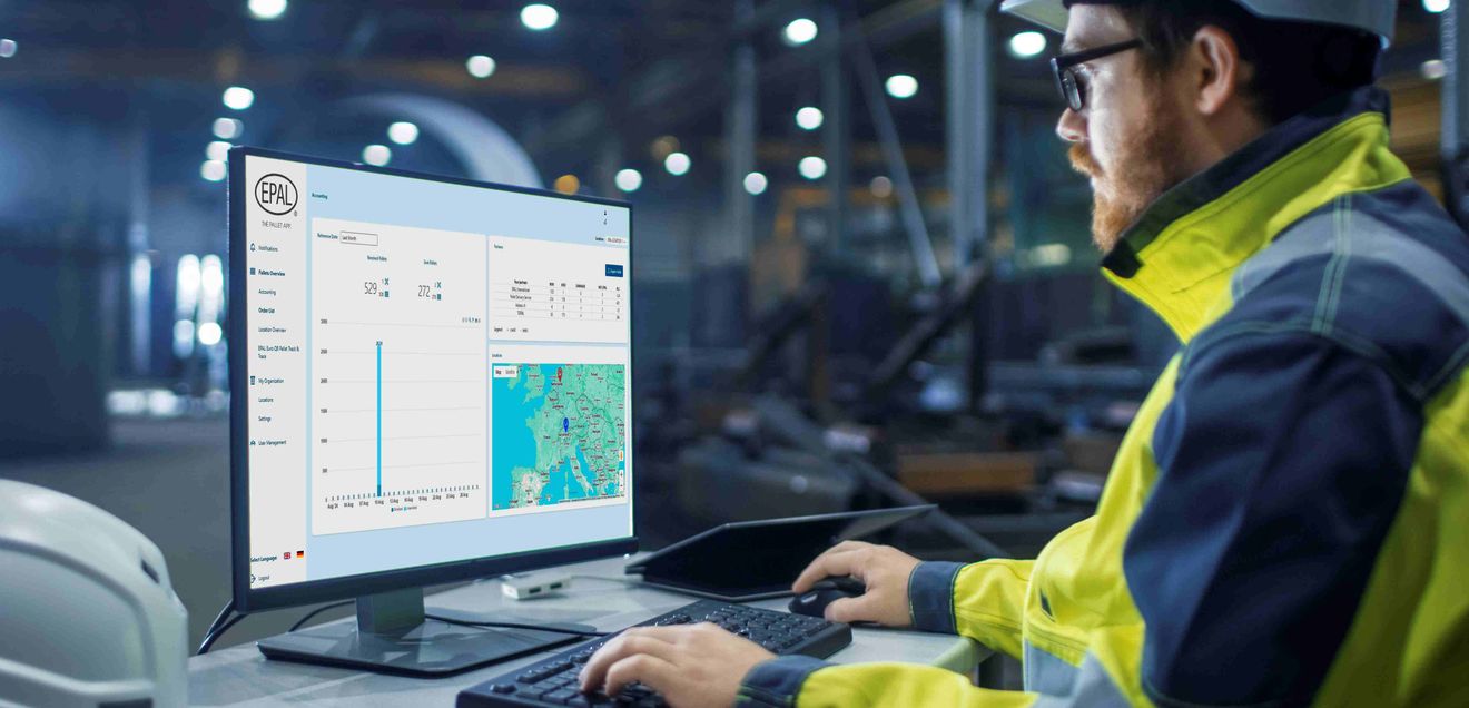 Digitalisierung: EPAL-Palettenpool digital vernetzt Digitalisierung: EPAL-Palettenpool digital vernetzt