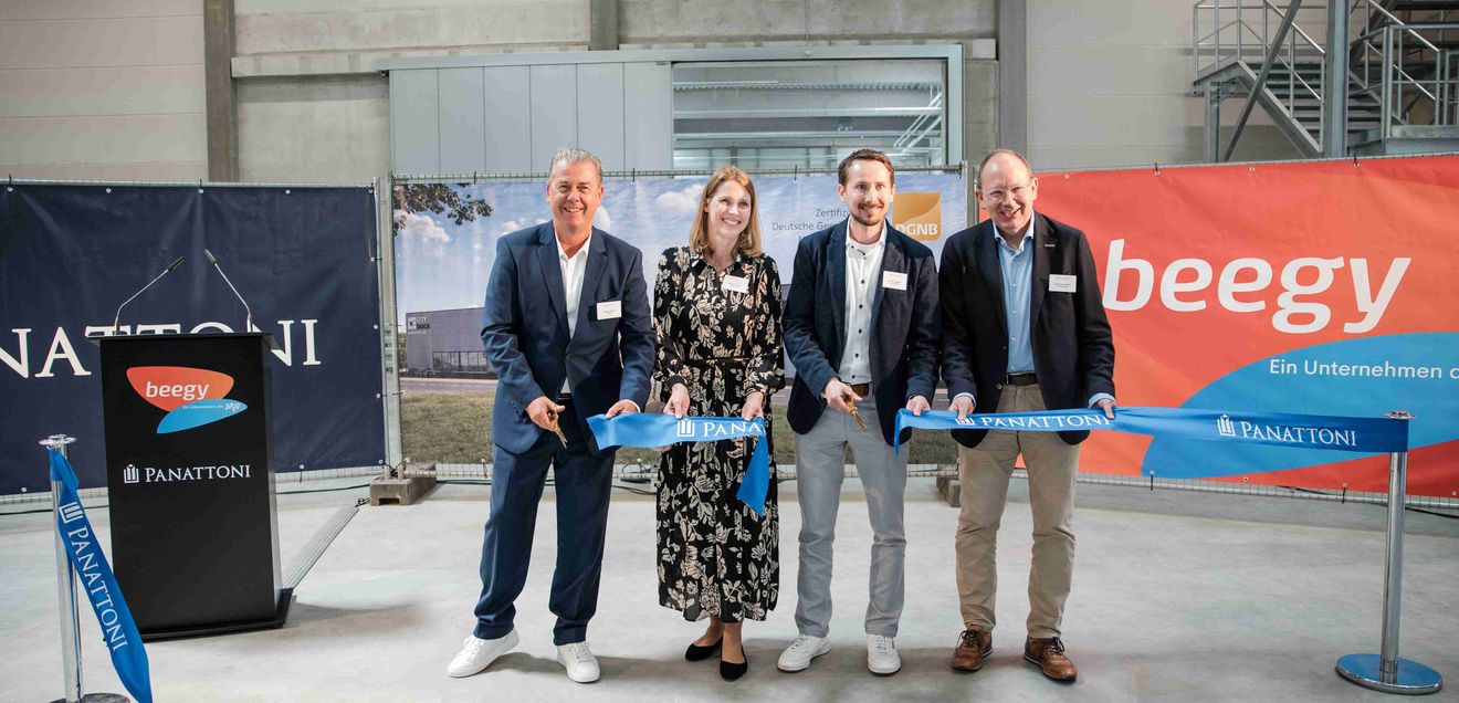 Logistics real estate: City Dock Mannheim South: Handover to beegy GmbH Logistics real estate: City Dock Mannheim South: Handover to beegy GmbH