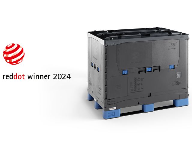 Faltbarer Großladungsträger ausgezeichnet: Chep und Cabka gewinnen Red Dot Award Faltbarer Großladungsträger ausgezeichnet: Chep und Cabka gewinnen Red Dot Award