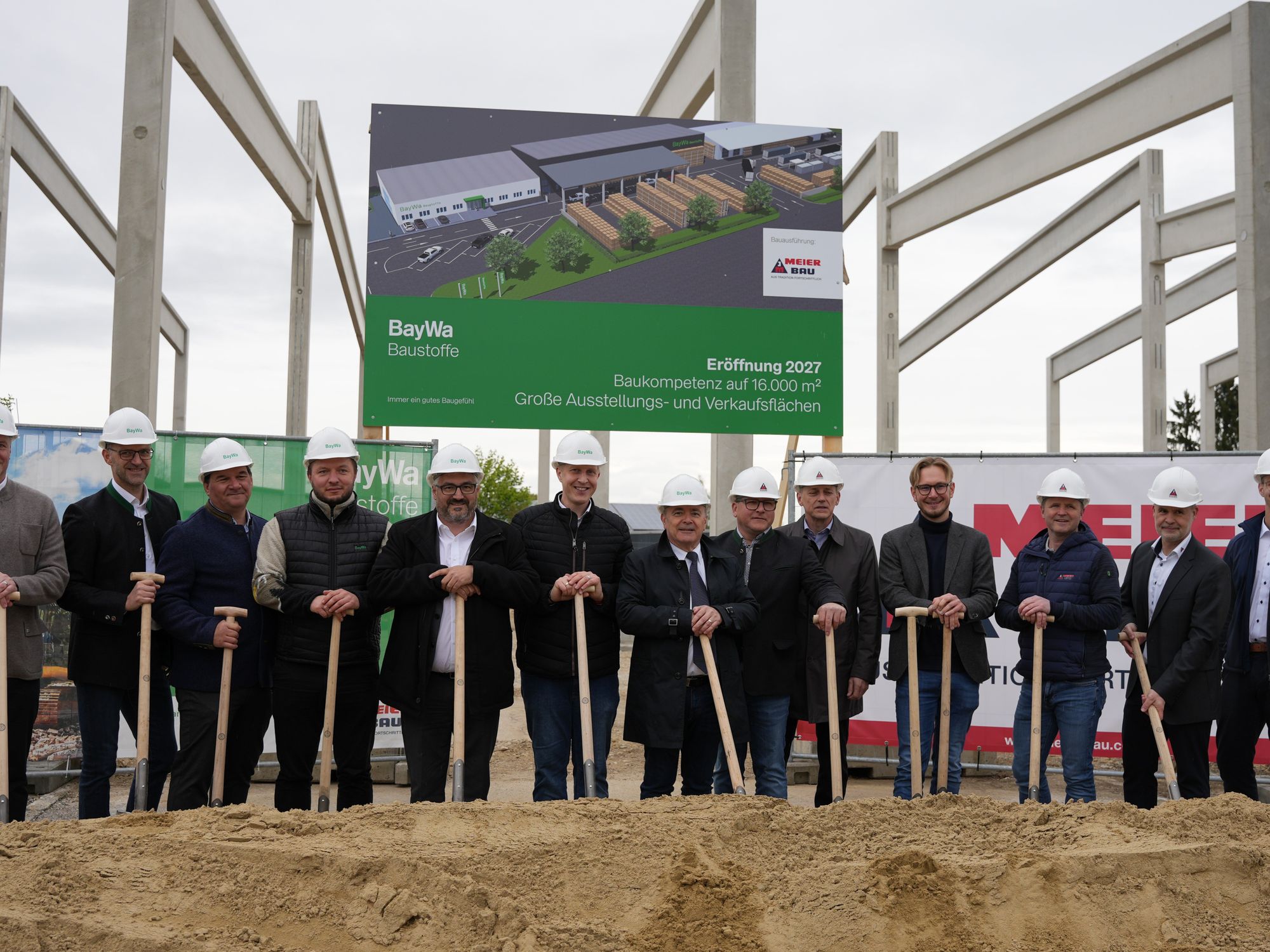 BayWa setzt mit Neubau in Pocking auf zukunftsfähige Baustofflogistik