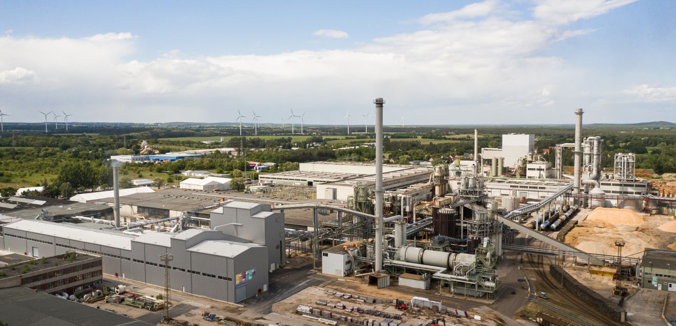 Das Sonae Arauco Werk in Beeskow