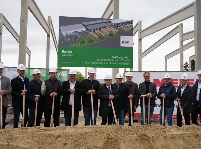 BayWa setzt mit Neubau in Pocking auf zukunftsfähige Baustofflogistik