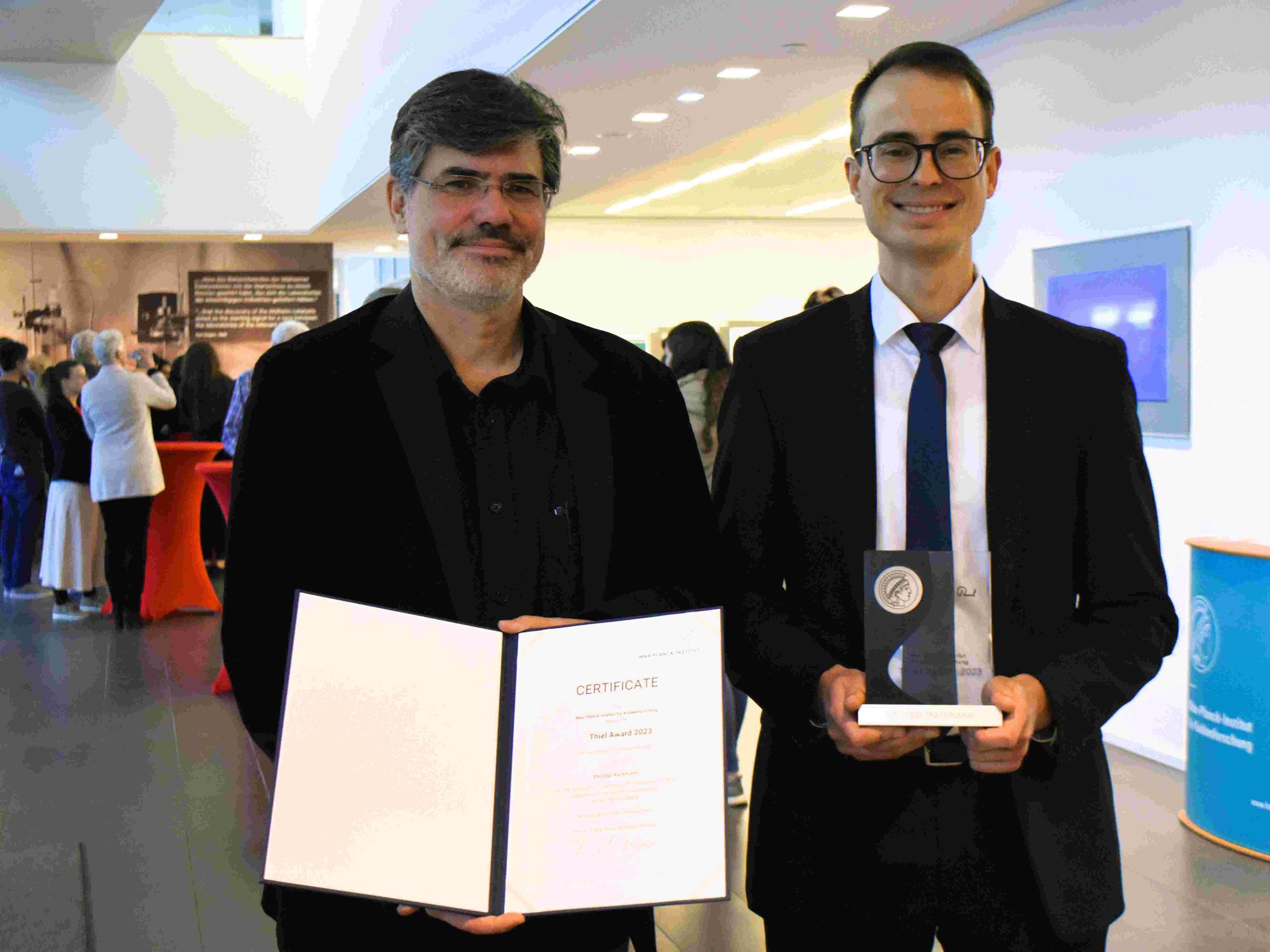 Nachwuchspreis für chemische Forschung: Thiel Award geht an Philipp Hartmann Frank Neese und Philipp Hartmann