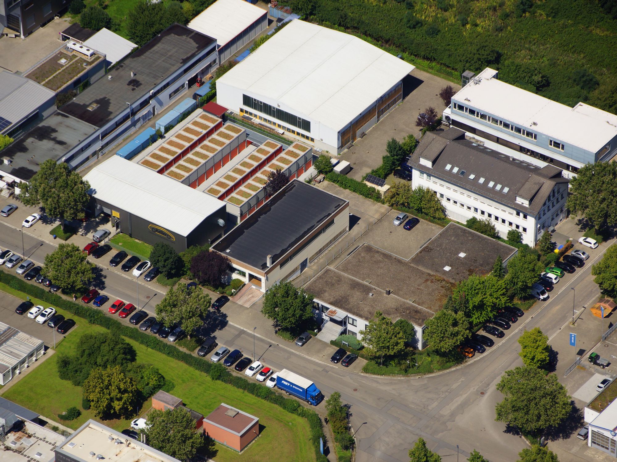 Firmengebäude von RCT Reichelt Chemietechnik (Luftaufnahme)