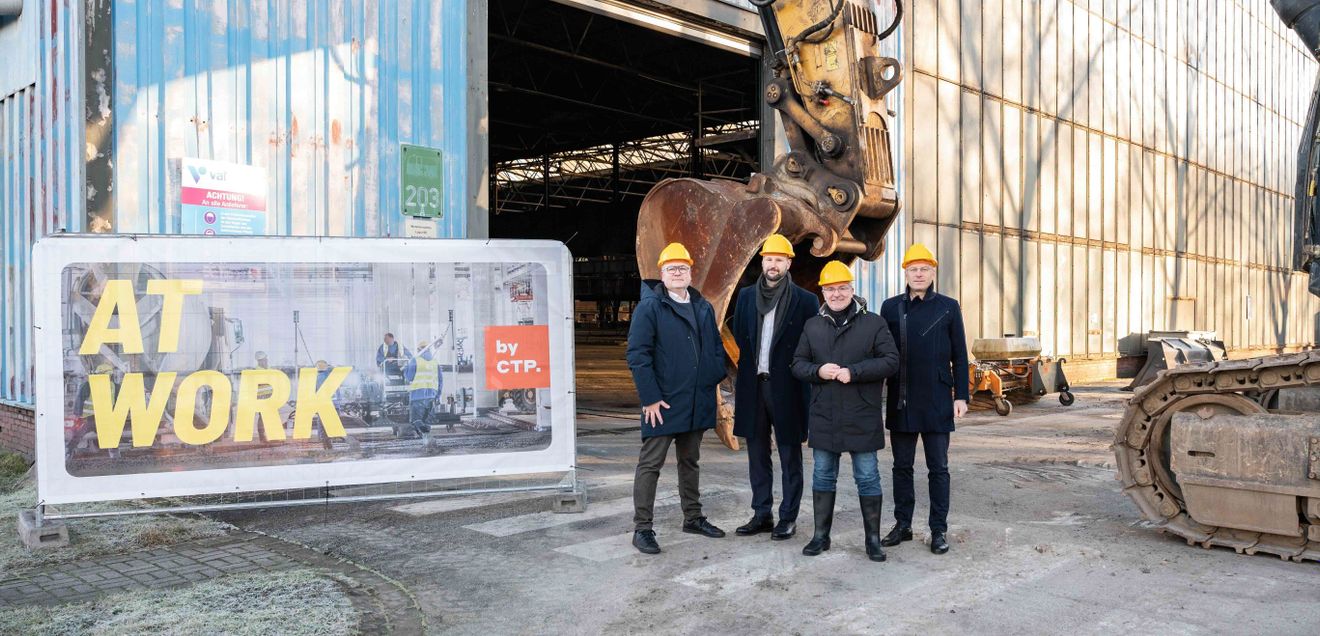 Logistikimmobilien: Abbrucharbeiten für die Entwicklung des CTParks Mülheim gestartet