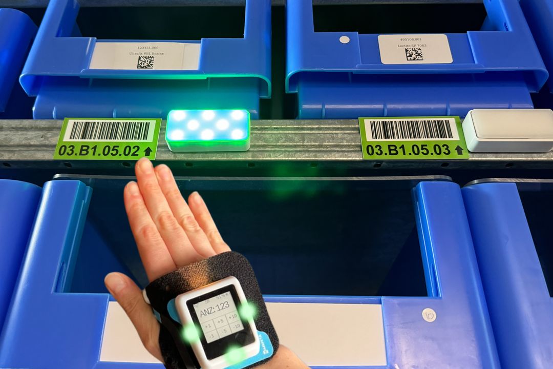 Nominiert als materialfluss Produkt des Jahres 2026: Nimmsta: Pick-by-Light-System Light Tag Nominiert als materialfluss Produkt des Jahres 2026: Nimmsta: Pick-by-Light-System Light Tag