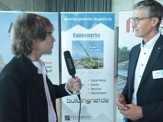 Videointerview - Wilhelm Layher auf Platz Zwei der Kategorie Betonbau
