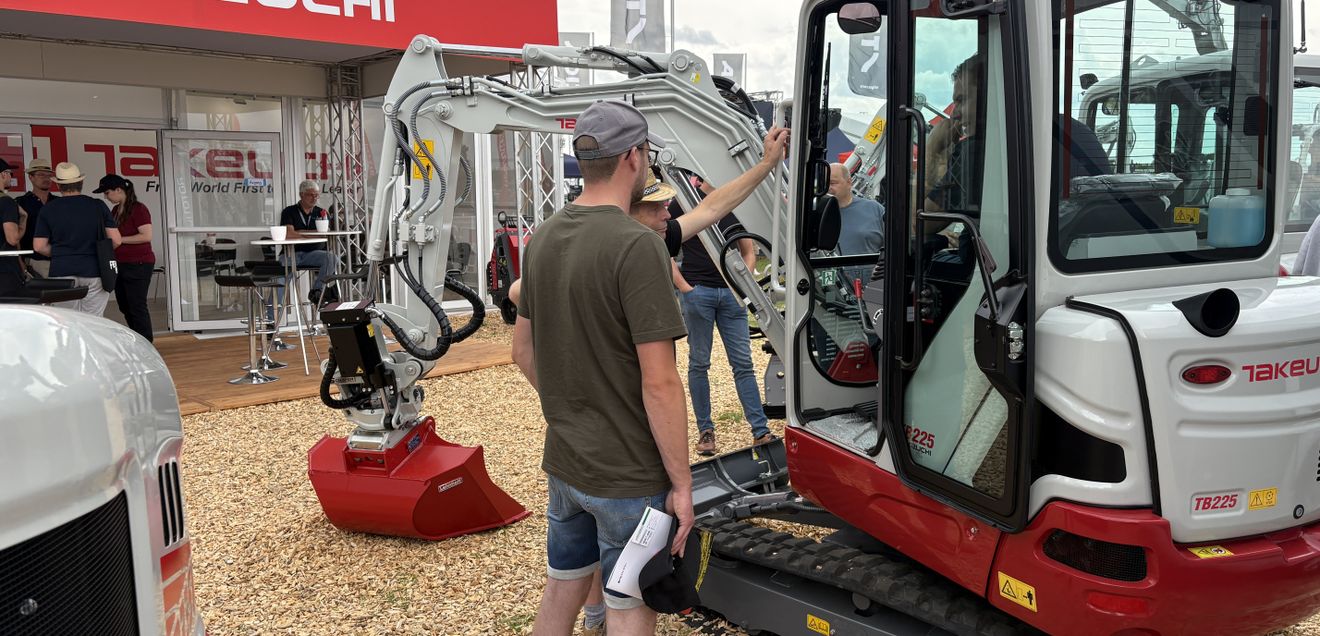 Demopark: Takeuchi zieht positive Messebilanz Demopark: Takeuchi zieht positive Messebilanz