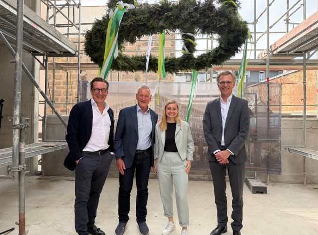Ehret+Klein AG feiert Richtfest für das Projekt Schwabacher Straße 54 in Fürth