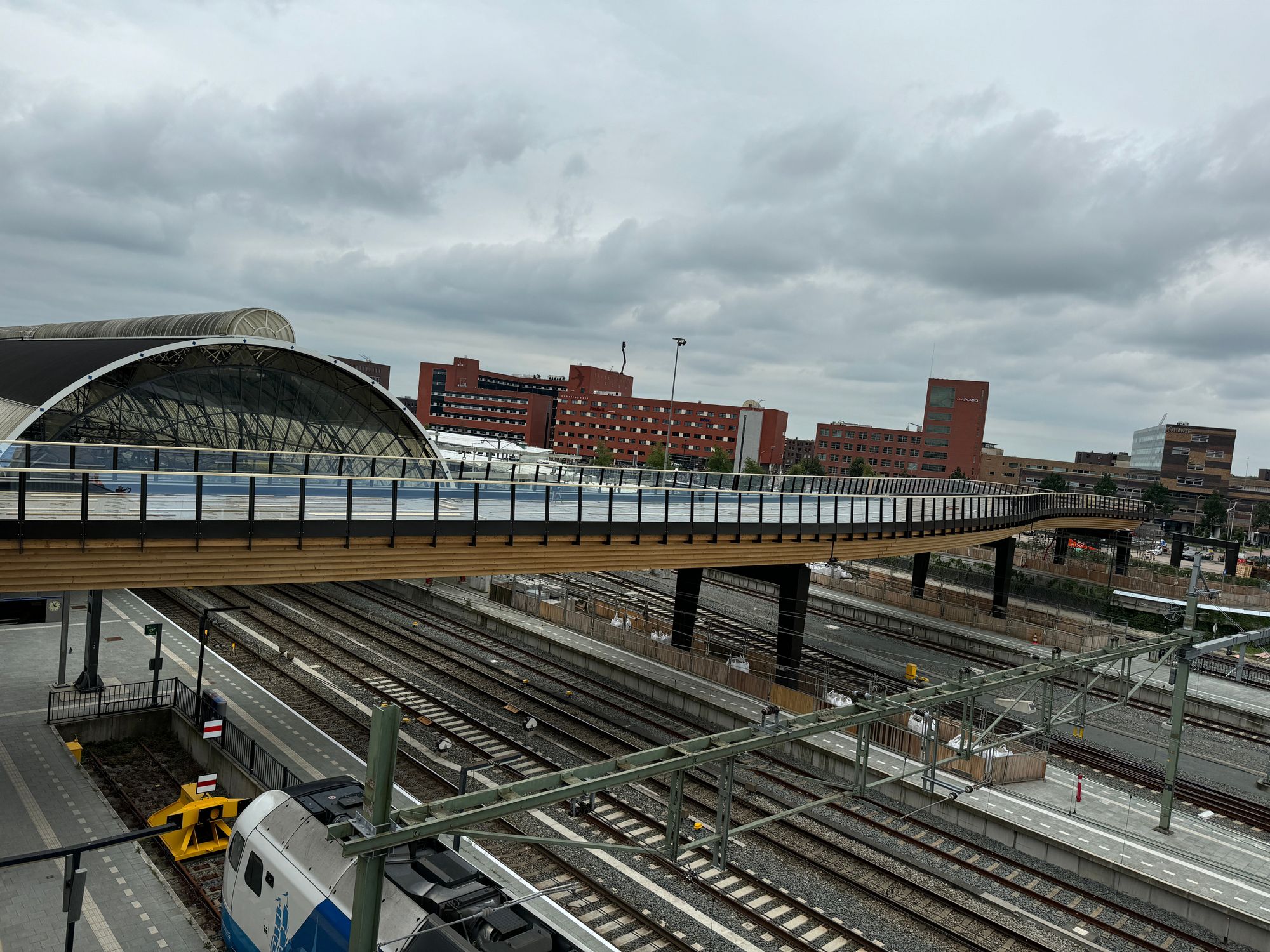 Bahnhofsbrücke in Zwolle