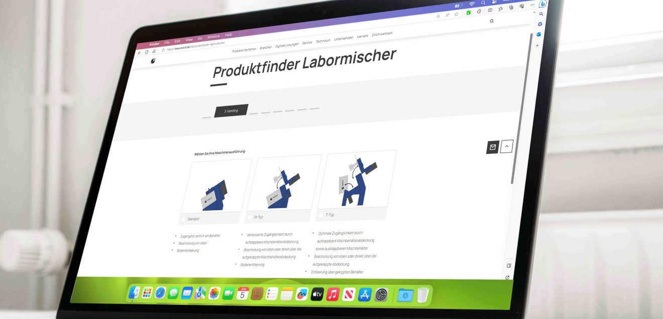 Produktfinder-Tool: Labormischer und Kleinmischer Produktfinder-Tool: Labormischer und Kleinmischer