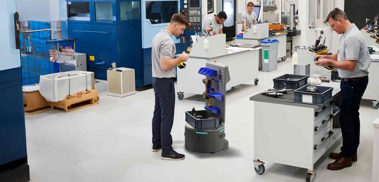 Robotics: New service robots for production and logistics Robotics: New service robots for production and logistics