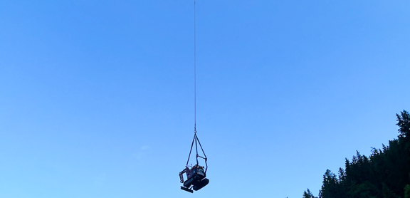 HKL Baumaschinen meistert alpine Herausforderung