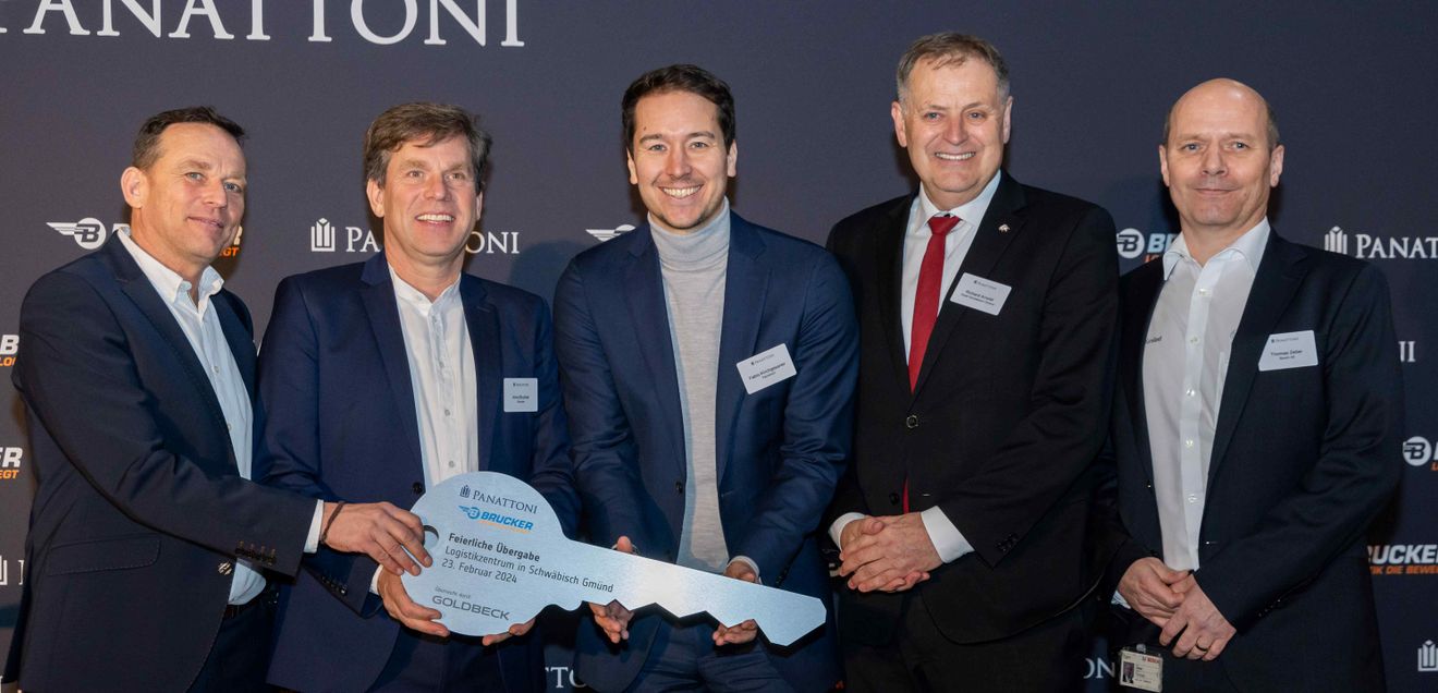 Panattoni übergibt neues Logistikzentrum in Schwäbisch Gmünd an Spedition Brucker