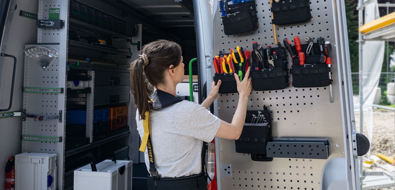 ToolRig von Tanos und Blåkläder: Mobile Werkzeugorganisation im Handwerk