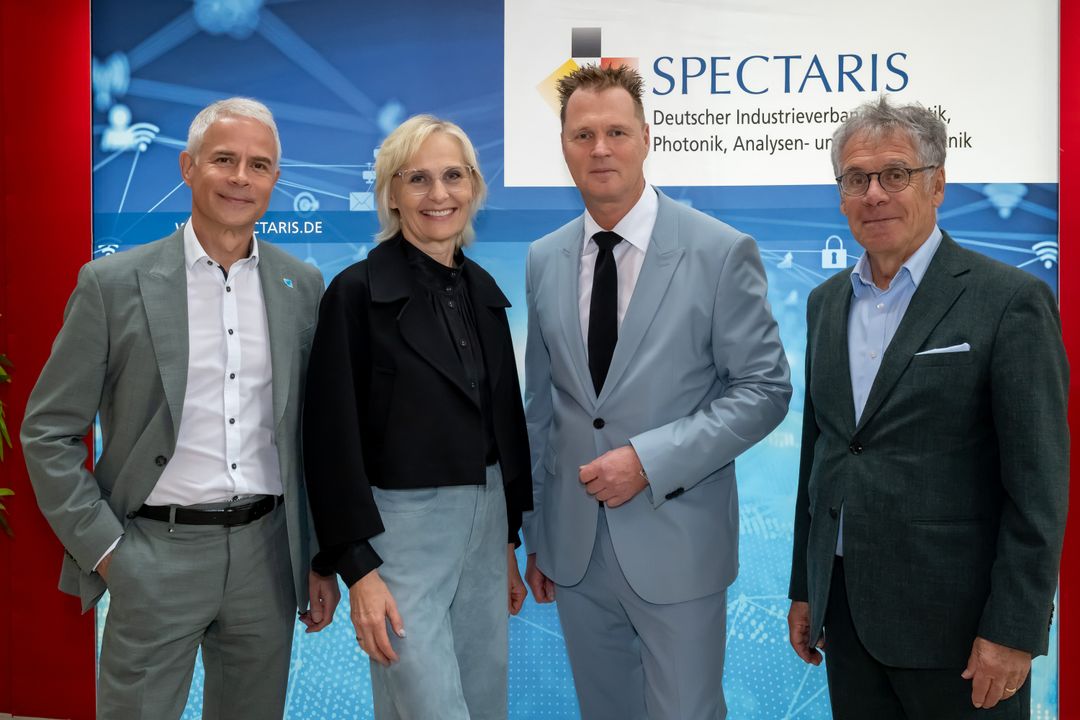 Maik Müller, stv. Vorsitzender, Mirjam Rösch, stv. Vorsitzende, André Schulte, Vorsitzender  und Mathis Kuchejda