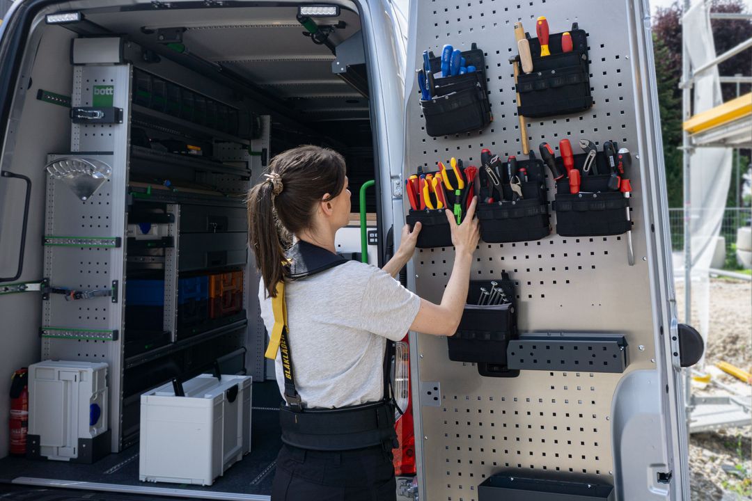 ToolRig von Tanos und Blåkläder: Mobile Werkzeugorganisation im Handwerk