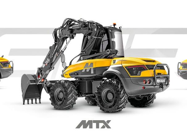 Mecalac stellt neue knickgelenkte Radbagger-Serie vor