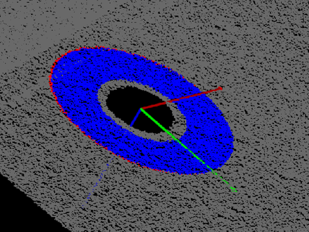 Localization of a predefined measuring point
