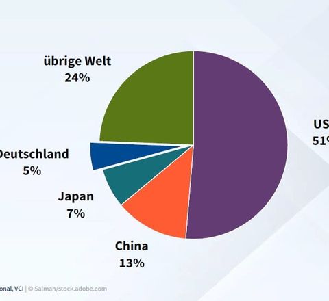 F&E-Ausgaben Inland und Ausland im Vergleich Grafik zu F&E-Ausgaben im Ländervergleich