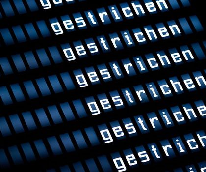Warnstreik: ver.di streikt Montag am Stuttgarter Flughafen Warnstreik: ver.di streikt Montag am Stuttgarter Flughafen