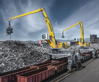 Voestalpine setzt auf vier Liebherr Elektro-Umschlagmaschinen