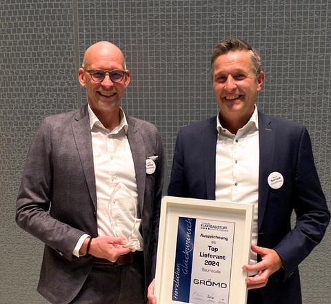 Grömo-Geschäftsführer Henning Klempp (l.) und Vertriebsleiter Markus Schreck