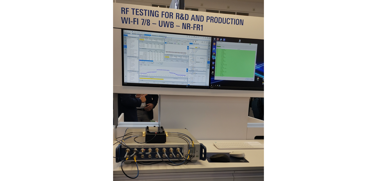 Rohde und Schwarz and Broadcom cooperate in the development of Wi-Fi8 The CMP180 will be presented at productronica in Munich.