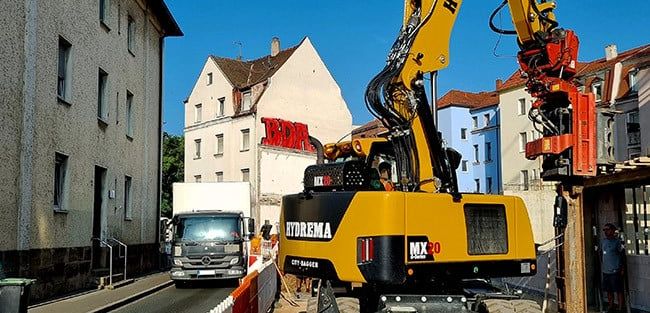 Effiziente Maschine von Hydrema sichert den Ertrag Effiziente Maschine von Hydrema sichert den Ertrag