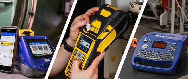 Portable printers: Label printing via app Portable printers: Label printing via app