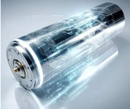 Verbesserte Lithium-Ionen-Feststoffbatterien für mehr Reichweite und längere Lebensdauer Künstlerische Darstellung einer Lithium-Ionen-Feststoffbatterie mit Material, das durch ein datenbasiertes Hochdurchsatz-Screening identifiziert wurde.