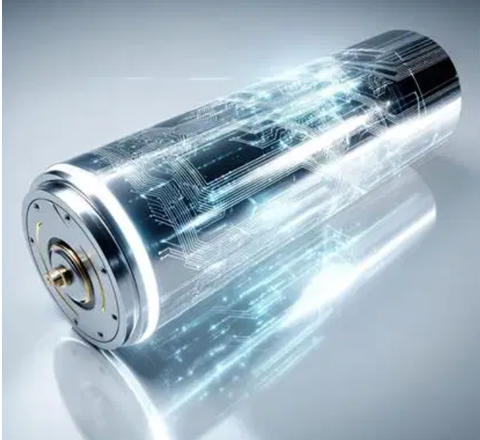Verbesserte Lithium-Ionen-Feststoffbatterien für mehr Reichweite und längere Lebensdauer Künstlerische Darstellung einer Lithium-Ionen-Feststoffbatterie mit Material, das durch ein datenbasiertes Hochdurchsatz-Screening identifiziert wurde.