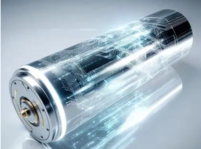 Verbesserte Lithium-Ionen-Feststoffbatterien für mehr Reichweite und längere Lebensdauer Künstlerische Darstellung einer Lithium-Ionen-Feststoffbatterie mit Material, das durch ein datenbasiertes Hochdurchsatz-Screening identifiziert wurde.