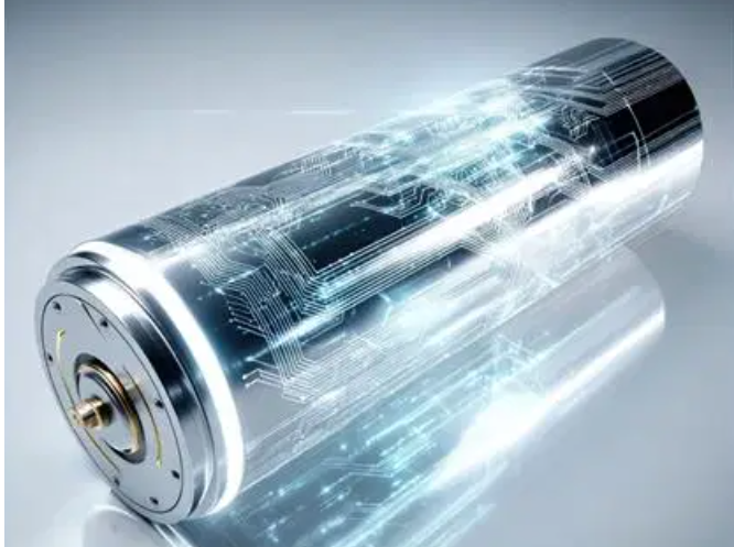 Verbesserte Lithium-Ionen-Feststoffbatterien für mehr Reichweite und längere Lebensdauer Künstlerische Darstellung einer Lithium-Ionen-Feststoffbatterie mit Material, das durch ein datenbasiertes Hochdurchsatz-Screening identifiziert wurde.