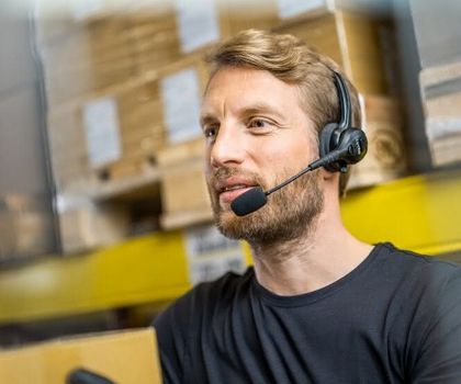 Order picking technology: Pick-by-voice solution with wearable scanners Order picking technology: Pick-by-voice solution with wearable scanners