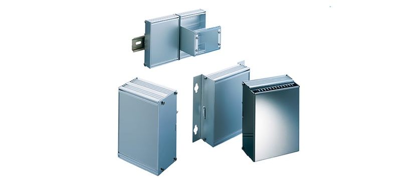 Polyrack: Modular for mounting rail and wall mounting Polyrack: Modular for mounting rail and wall mounting