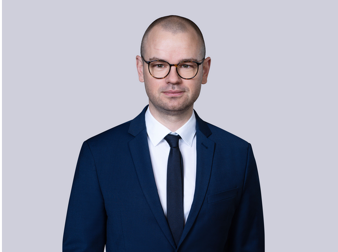 Hauptgeschäftsführer des Hauptverbandes der Deutschen Bauindustrie, Tim-Oliver Müller. Hauptgeschäftsführer des Hauptverbandes der Deutschen Bauindustrie, Tim-Oliver Müller, blickt freundlich in die Kamera