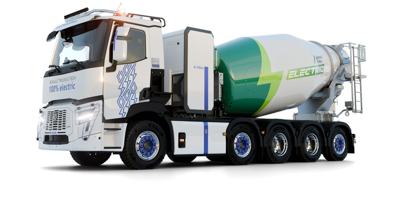 Renault Trucks und Schwing-Stetter präsentieren den E-Tech C 10x4