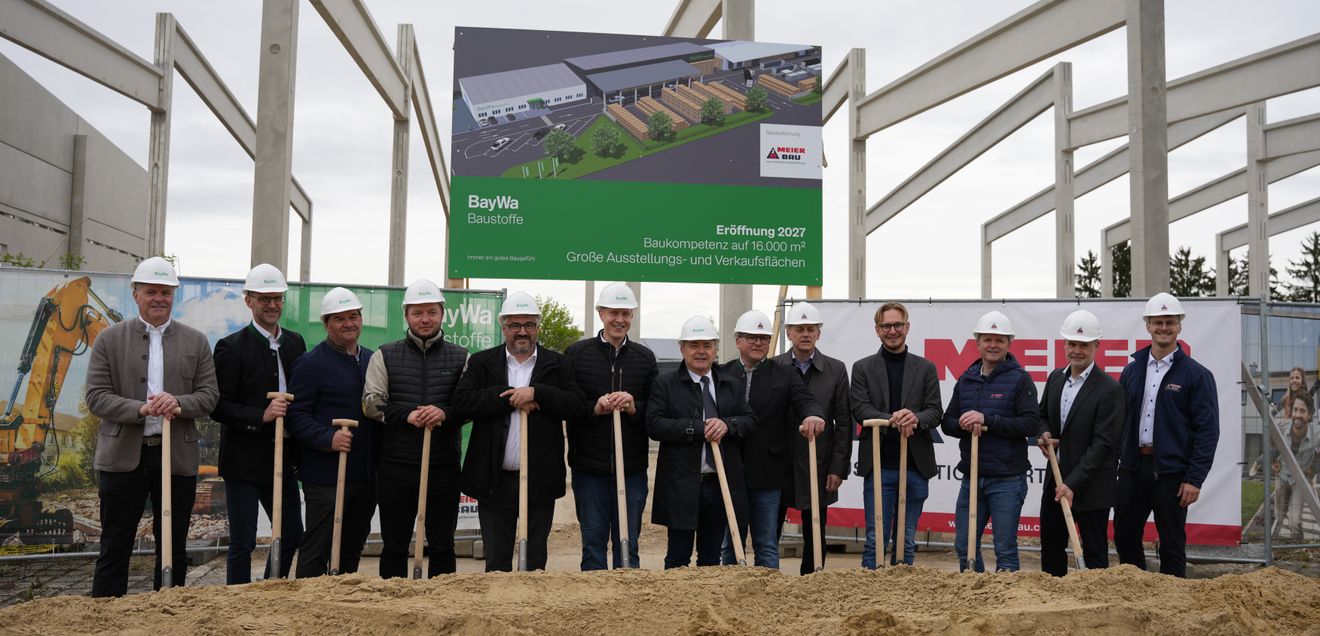 BayWa setzt mit Neubau in Pocking auf zukunftsfähige Baustofflogistik BayWa setzt mit Neubau in Pocking auf zukunftsfähige Baustofflogistik