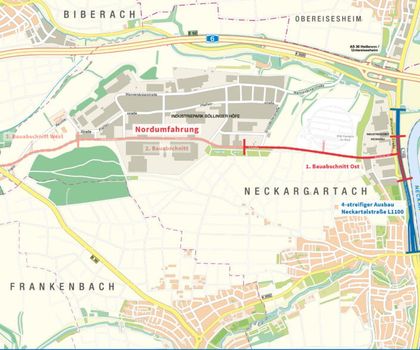 Baustart in Heilbronn: Wolff & Müller baut Neckartalstraße aus und realisiert ersten Bauabschnitt der Nordumfahrung