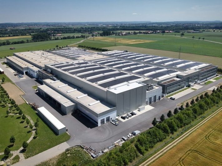 After the second construction phase, Liebherr's component plant will cover around 69,000 square meters