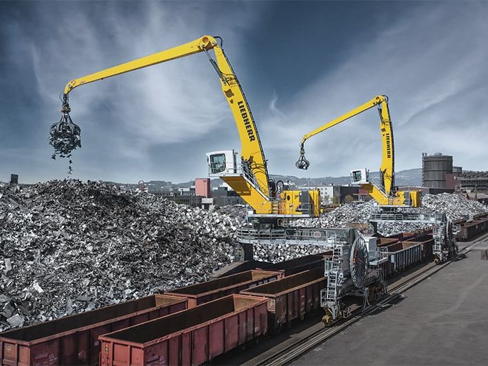 Voestalpine setzt auf vier Liebherr Elektro-Umschlagmaschinen