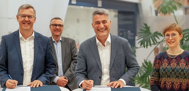 Christoph Winterhalter, Stefan Weisgerber, York Sure-Vetter und Eva Lübke. Foto von Christoph Winterhalter, Stefan Weisgerber, York Sure-Vetter und Eva Lübke