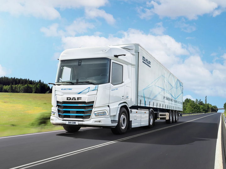 DAF XD Electric im Einsatz. DAF XD Electric im Einsatz.