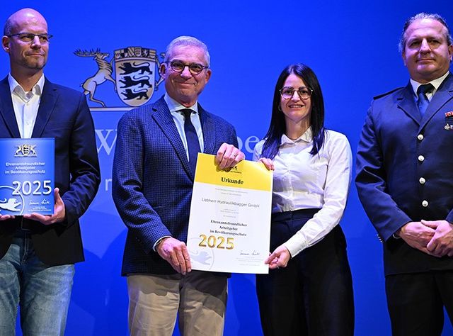 Auszeichnung für Liebherr Auszeichnung für Liebherr